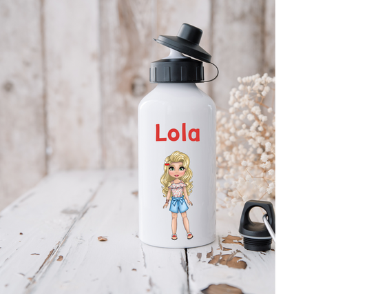 Summer girl 400ml stainless steel bottle