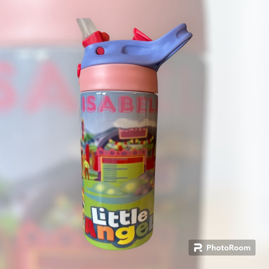 Kids flip top lid water bottle