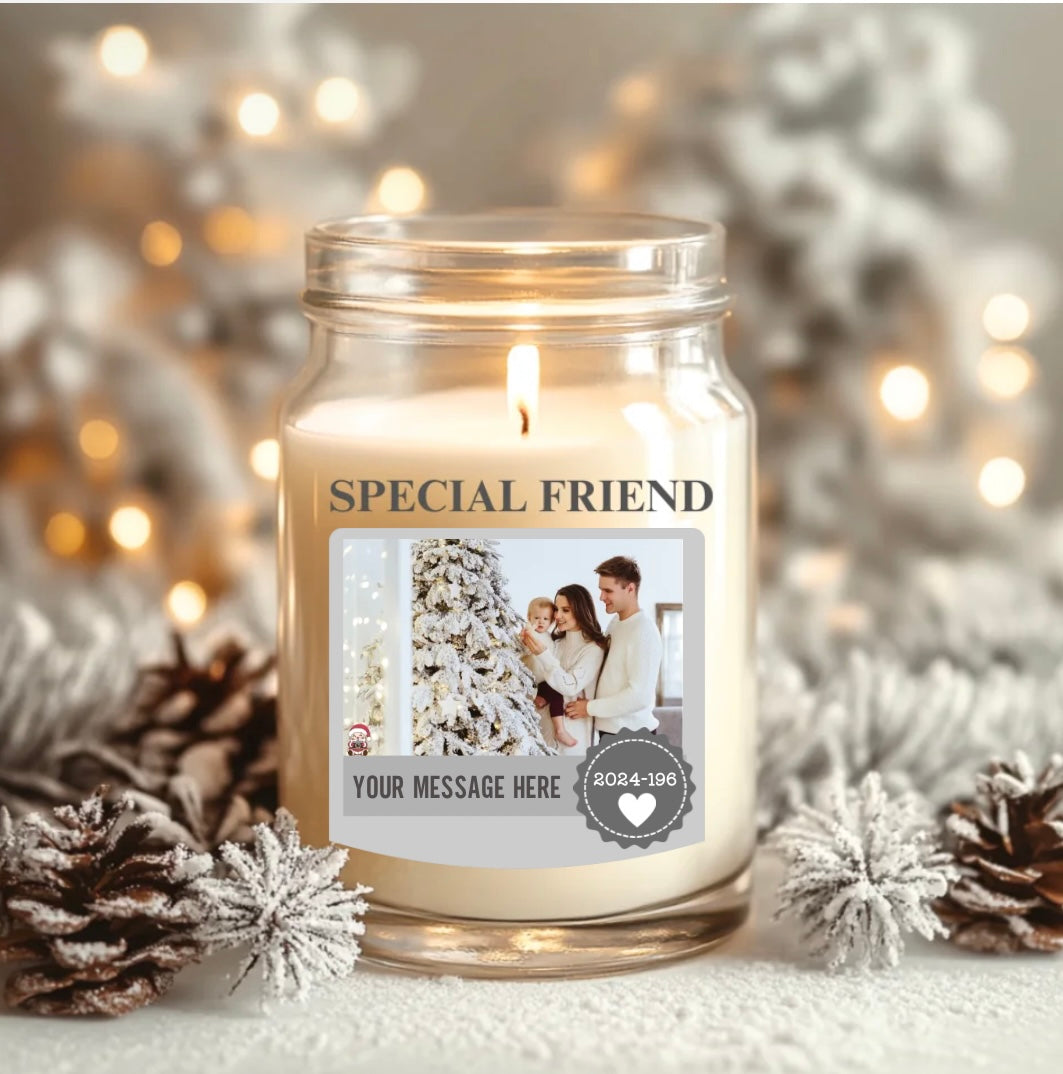 Special friend candle