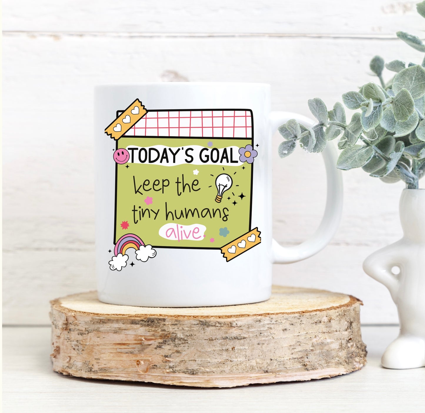 Todays goal teacher mug