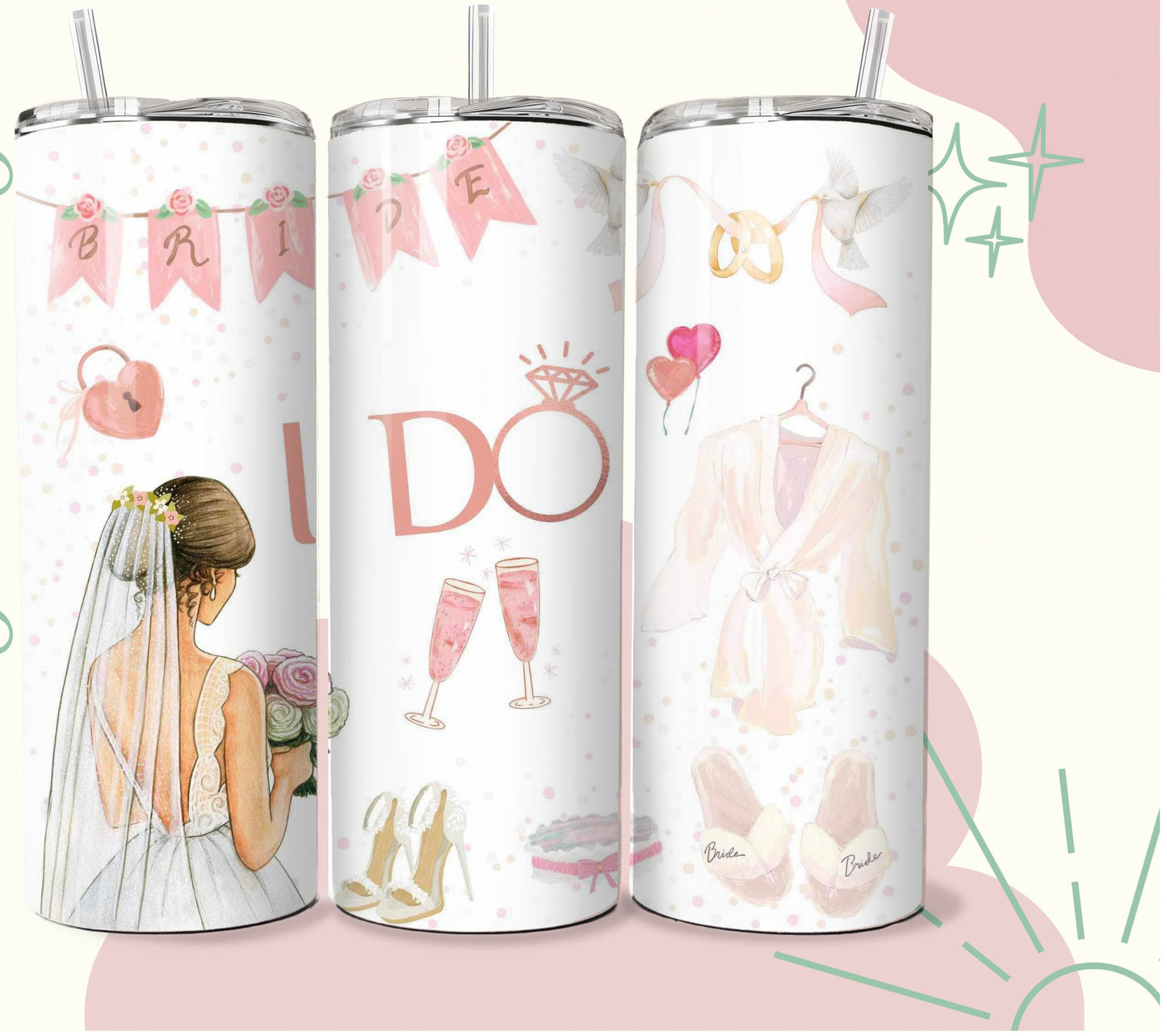 Bride wedding I do 20oz hot/cold tumbler