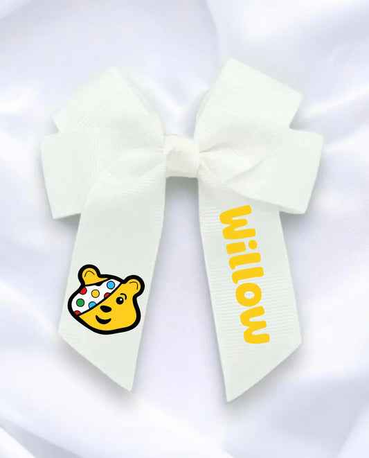 White children in need bow