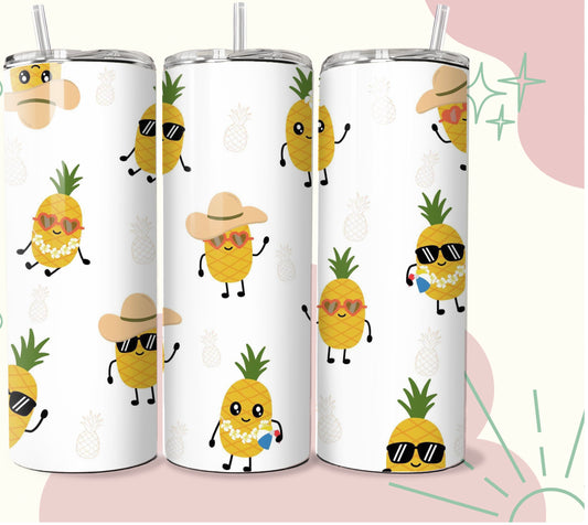 Pineapple fruits 20oz hot/cold tumbler