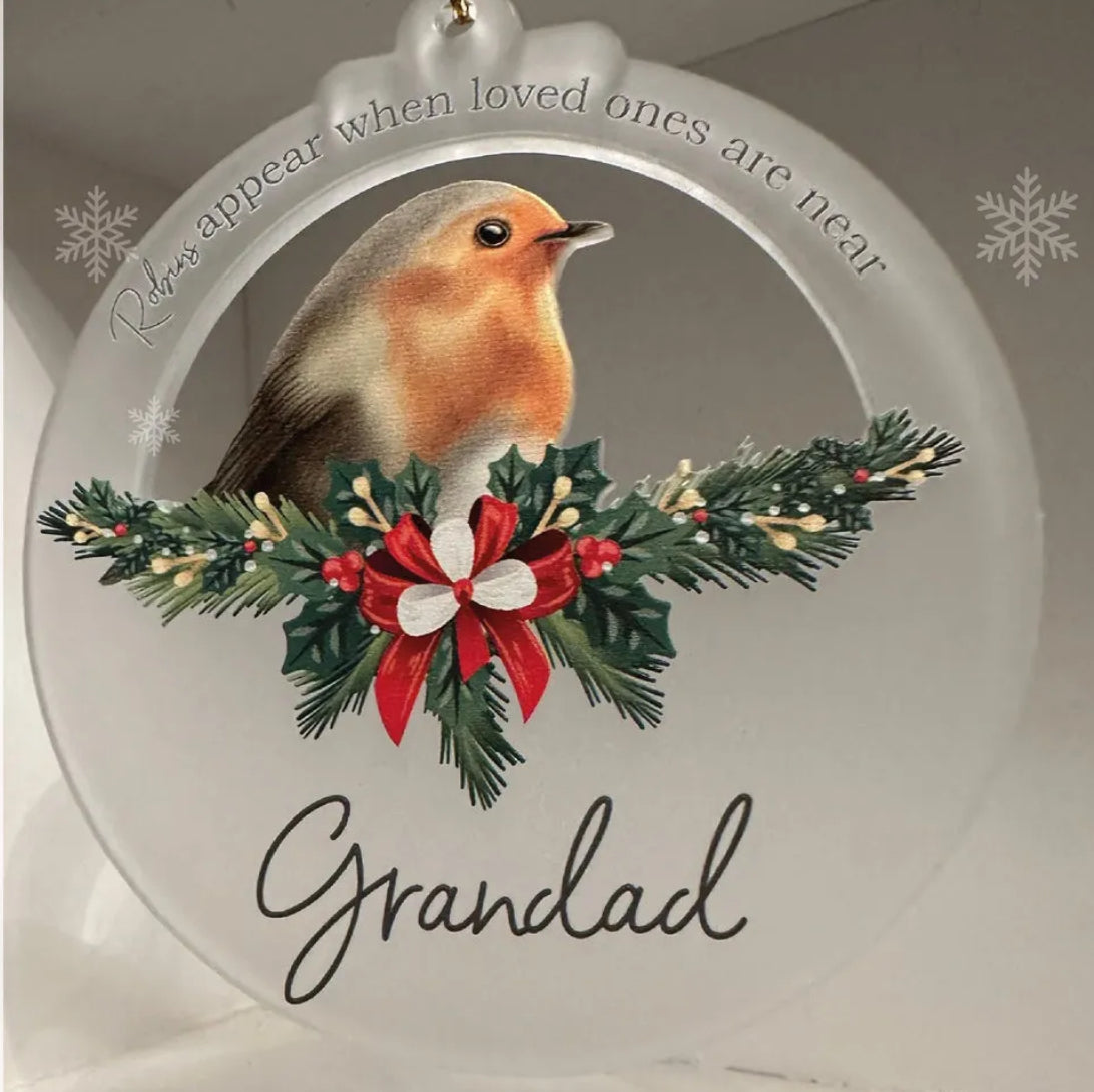 Robins appear bauble