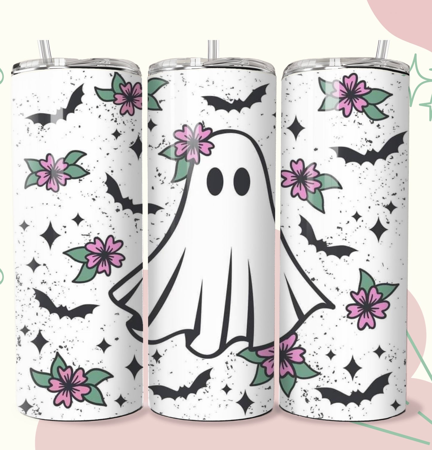 20oz ghost tumbler