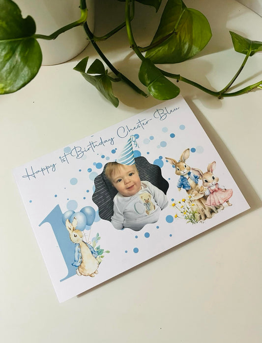 Birthday Card - Peter rabbit