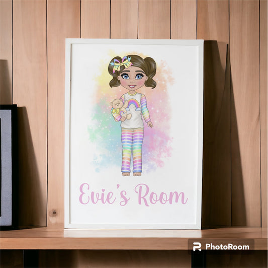 Child bedroom print