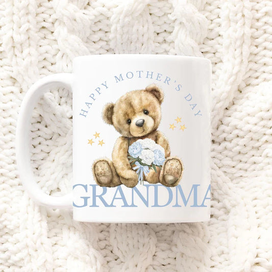 Blue Happy Mother's Day grandma mug