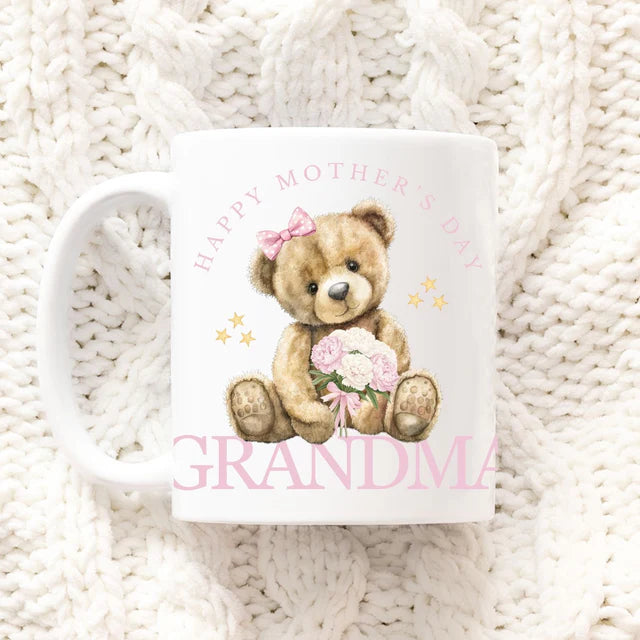 Pink Happy Mother's Day grandma mug