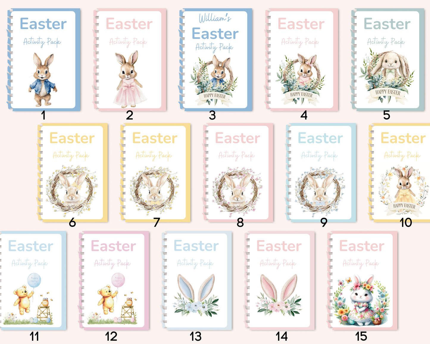 Easter activity booklets