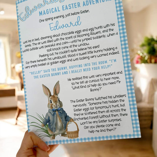 Blue Easter story book