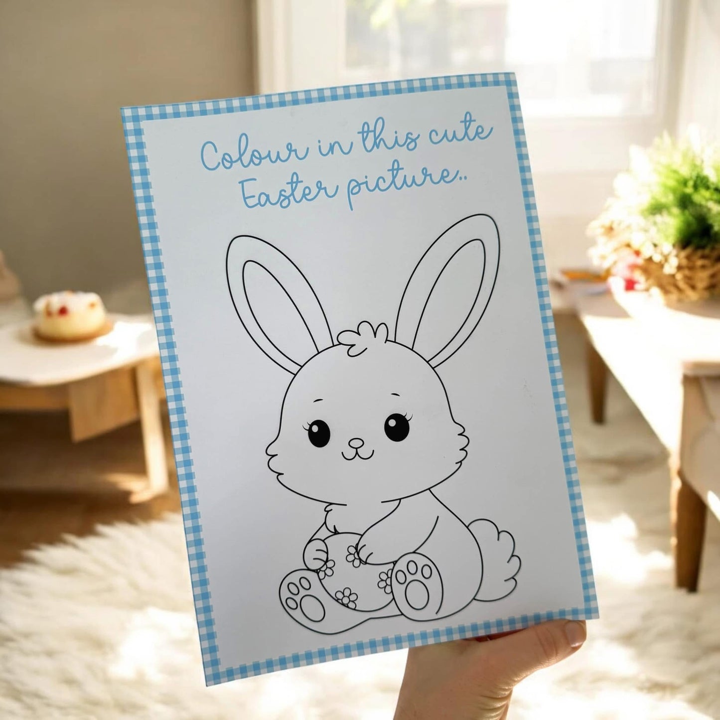 Blue Easter story book