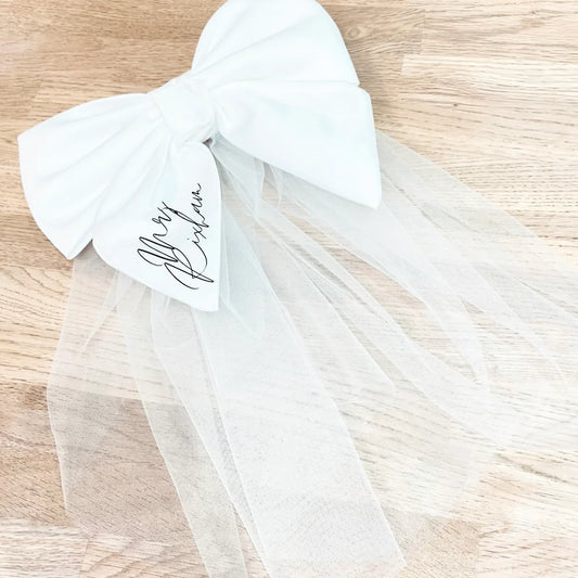 Wedding/Hen party veil with bow