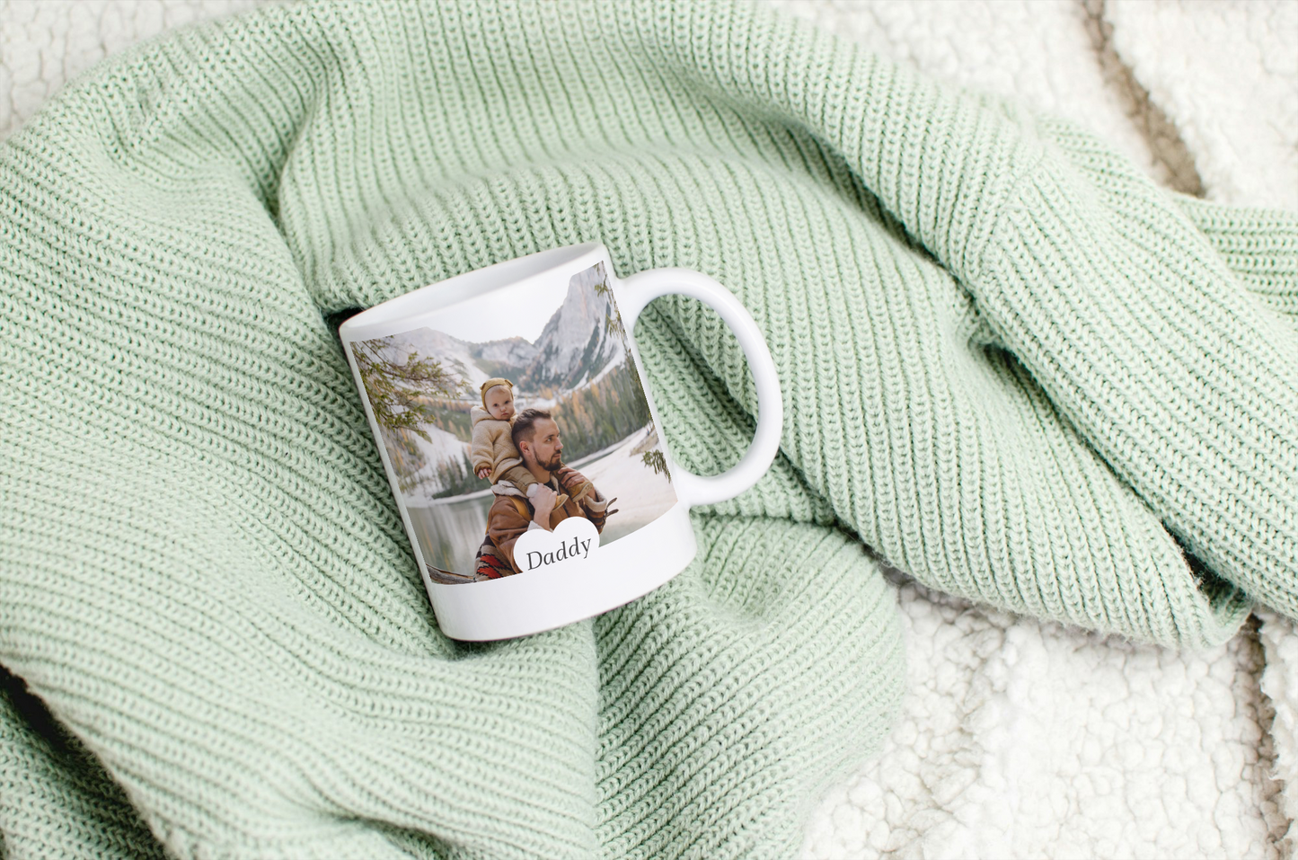 11oz daddy picture mug