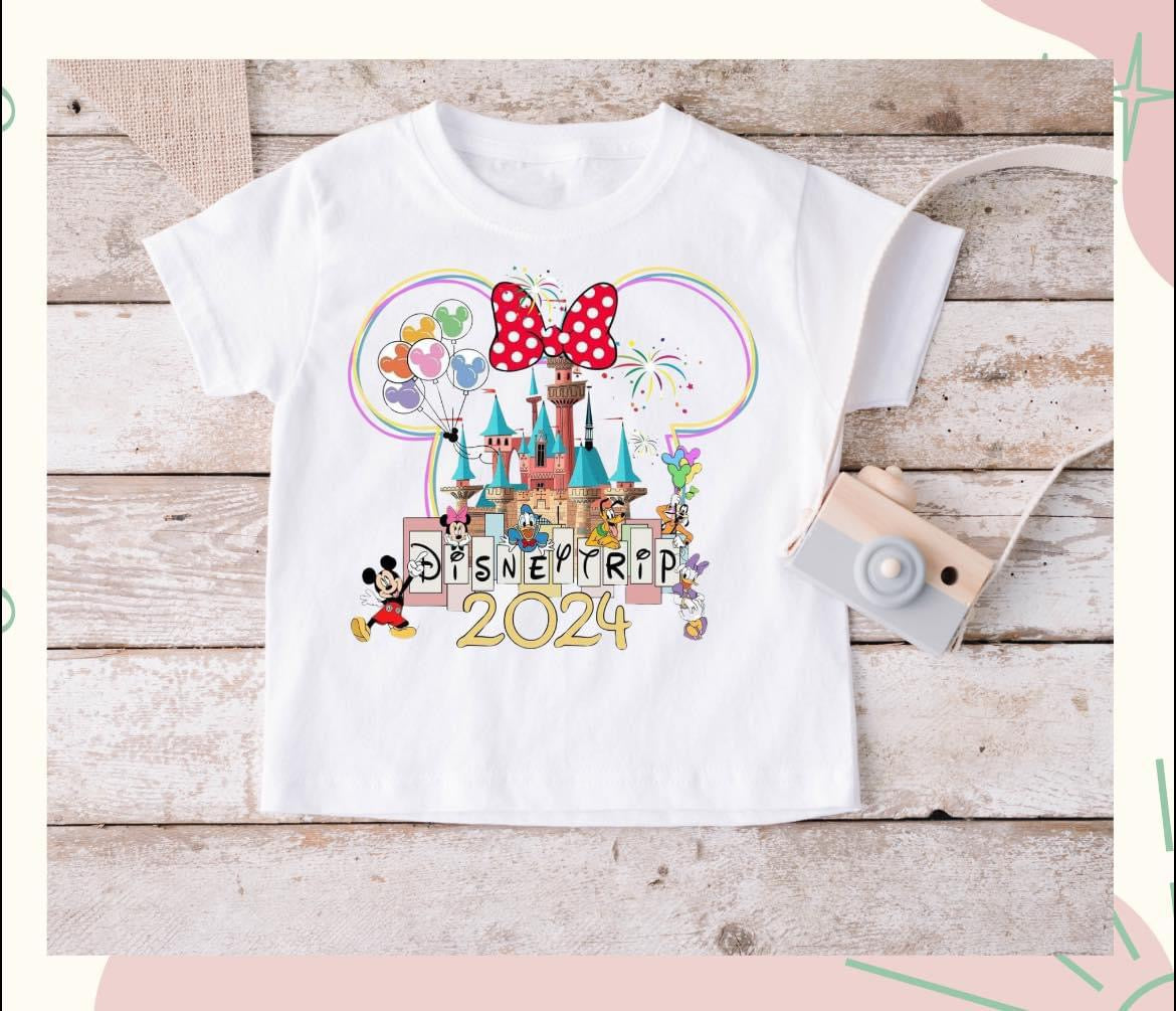 Disney 2024 kids tshirt