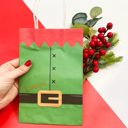 Elf gift bag