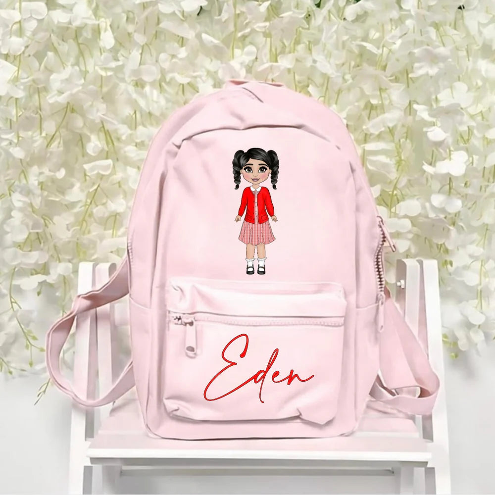 School girl red 7L backpack/bag