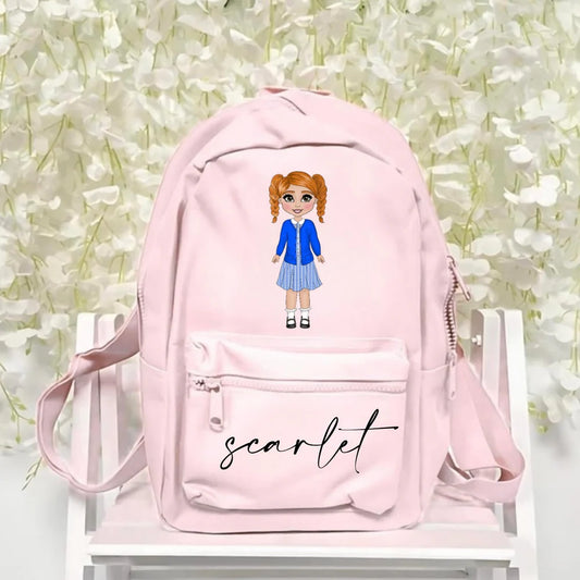 School girl blue 7L backpack/bag