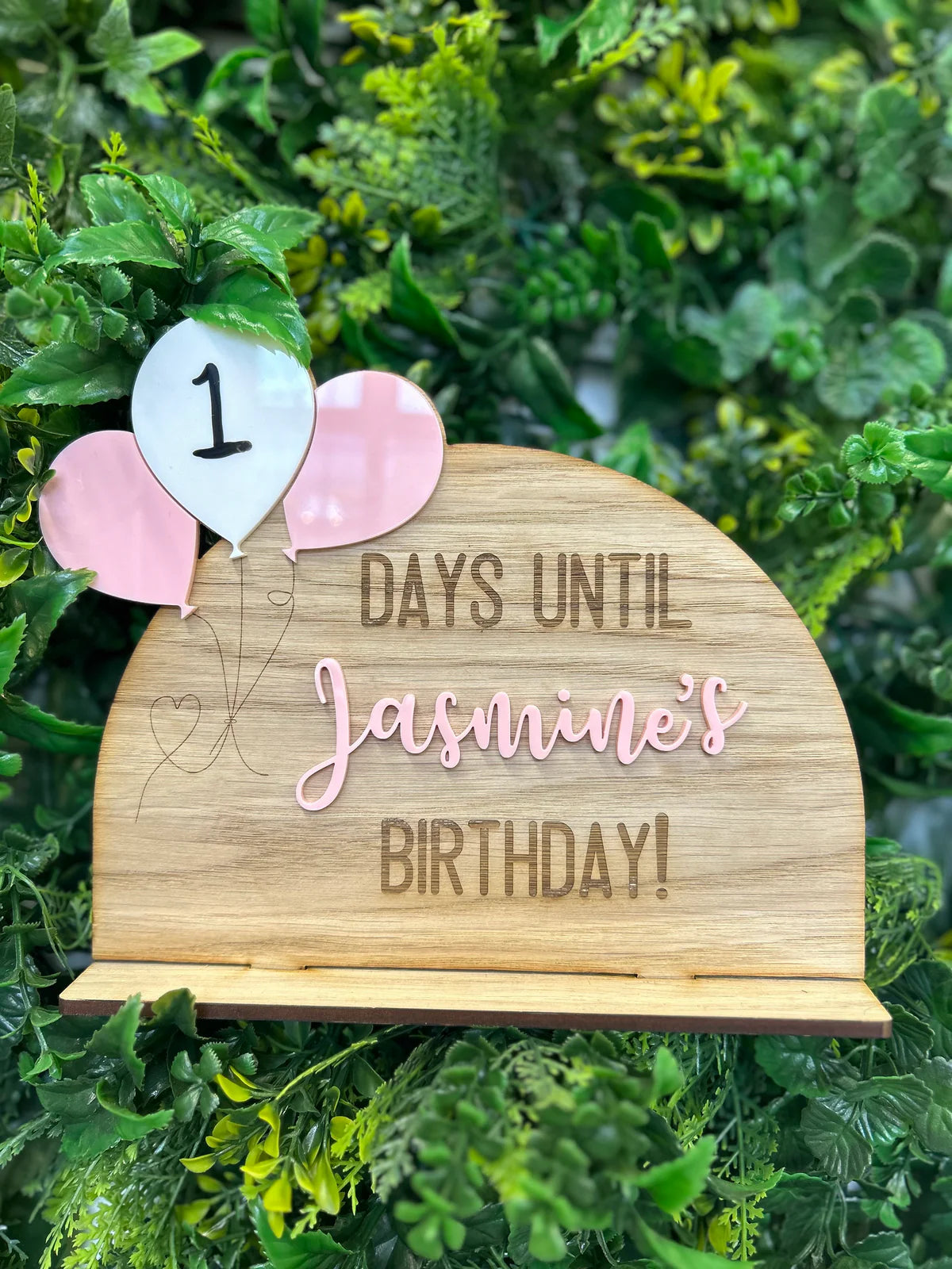 Birthday countdown board