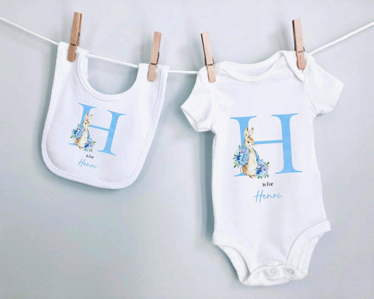 Peter rabbit bib and vest