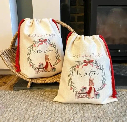 Peter rabbit jute bags