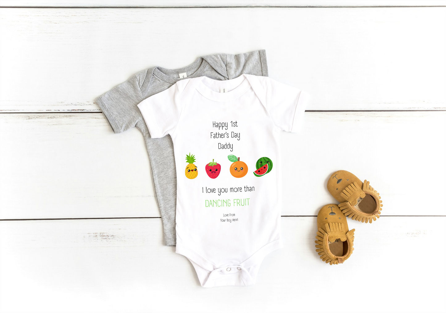 Father’s Day vest - dancing fruit