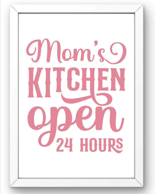 Mams kitchen open 24 hrs print