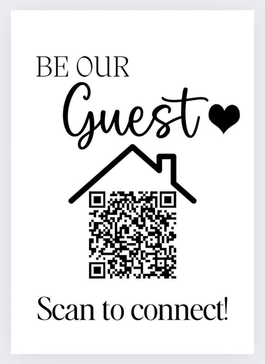 Be our guest wifi print