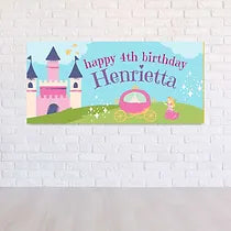 Birthday banner - princess