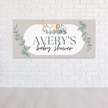 Baby shower banner