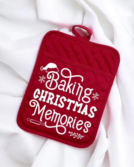 Pot holder - baking Christmas memories