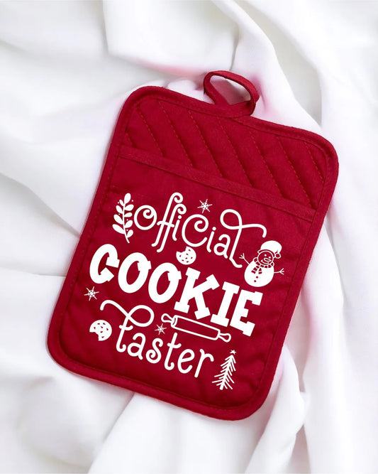 Pot holder - official cookie tester