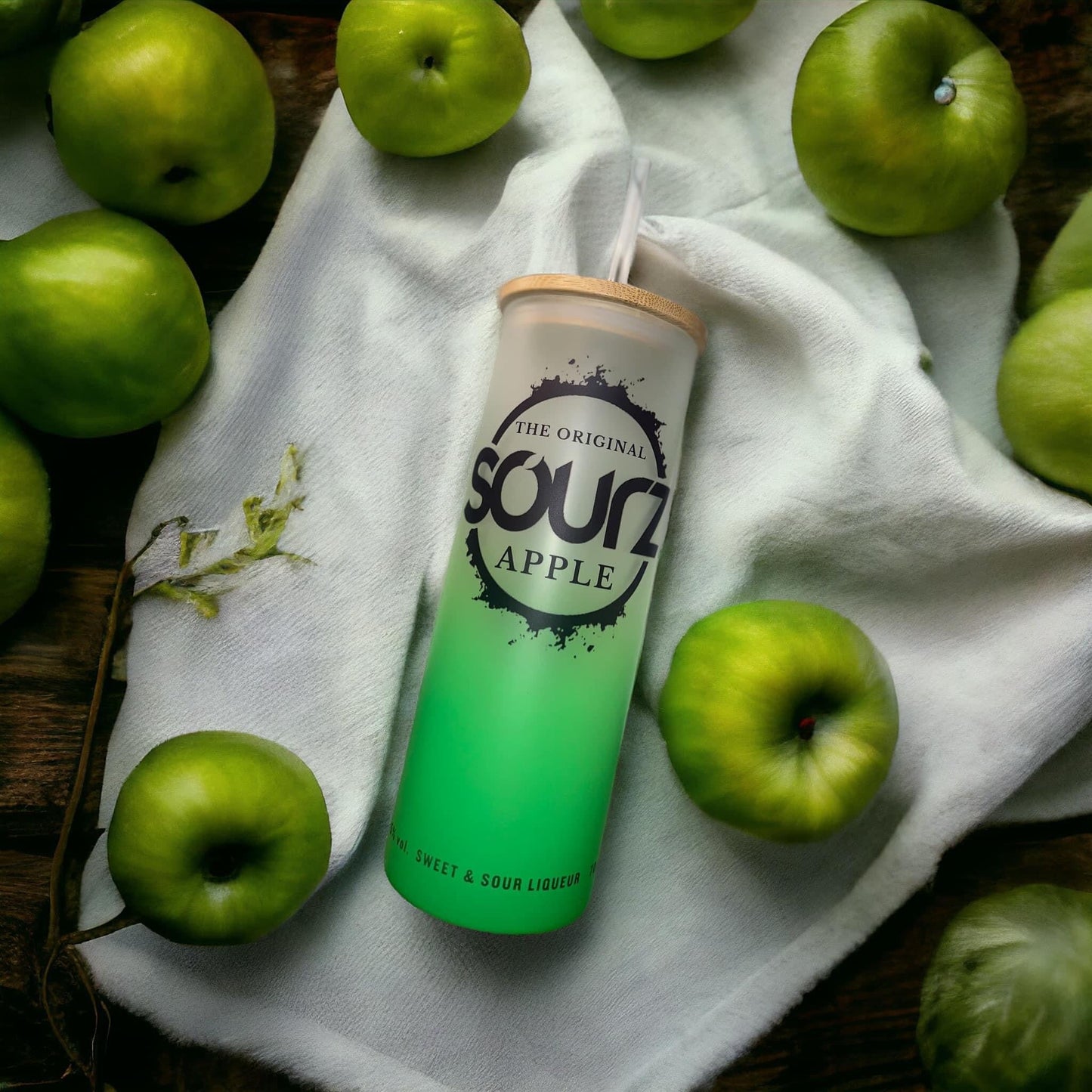 Sourz apple  25oz glass tumbler