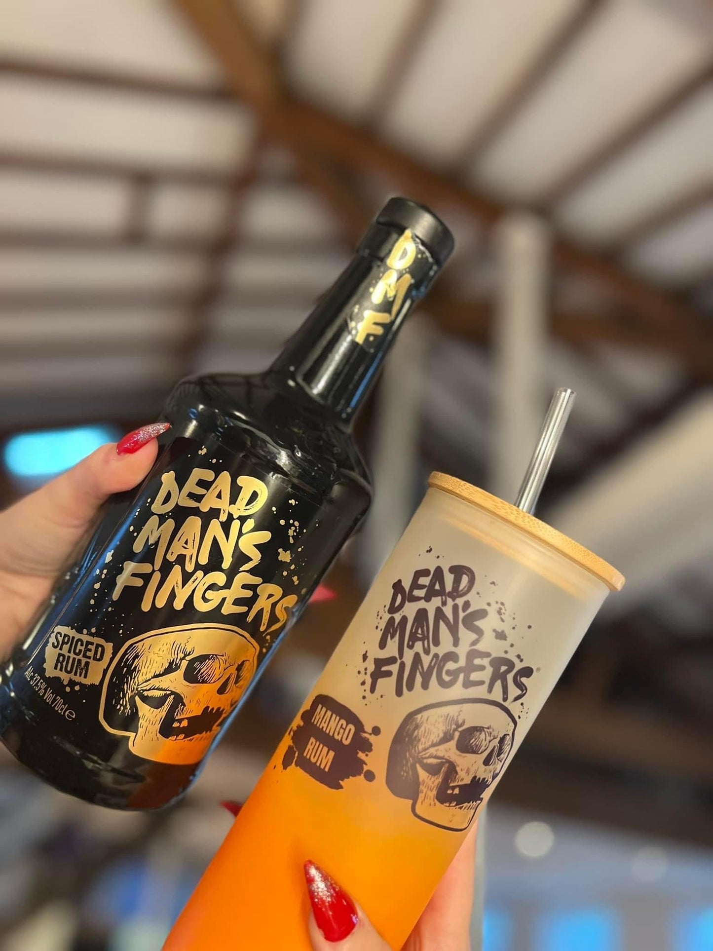 Dead mans finger 25oz glass tumbler