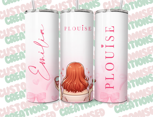 P louise inspired 20oz tumbler - ginger girl