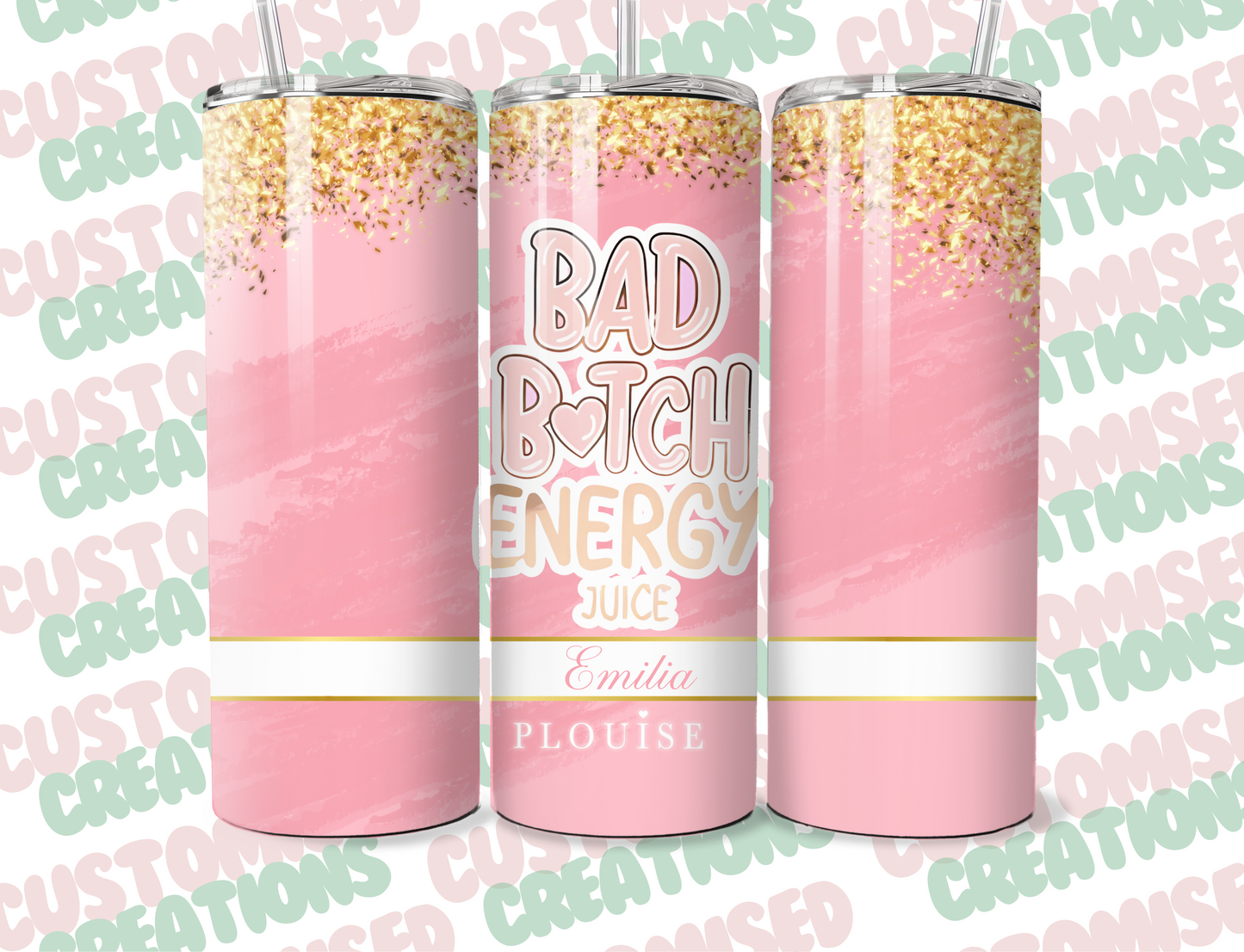 P louise inspired 20oz tumbler - Born to sparkle