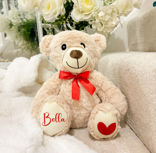 Valentines teddy bear 28cm