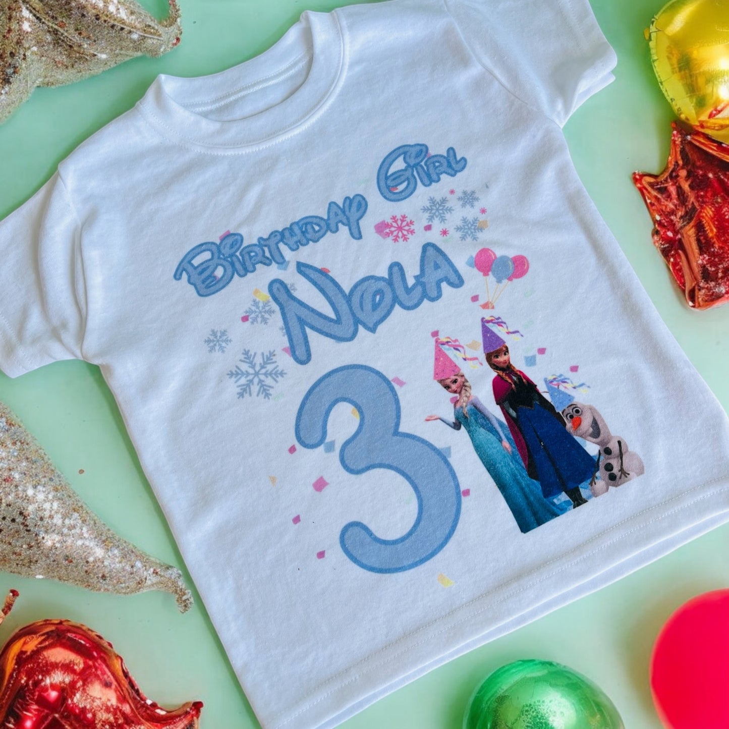 Frozen birthday tshirt