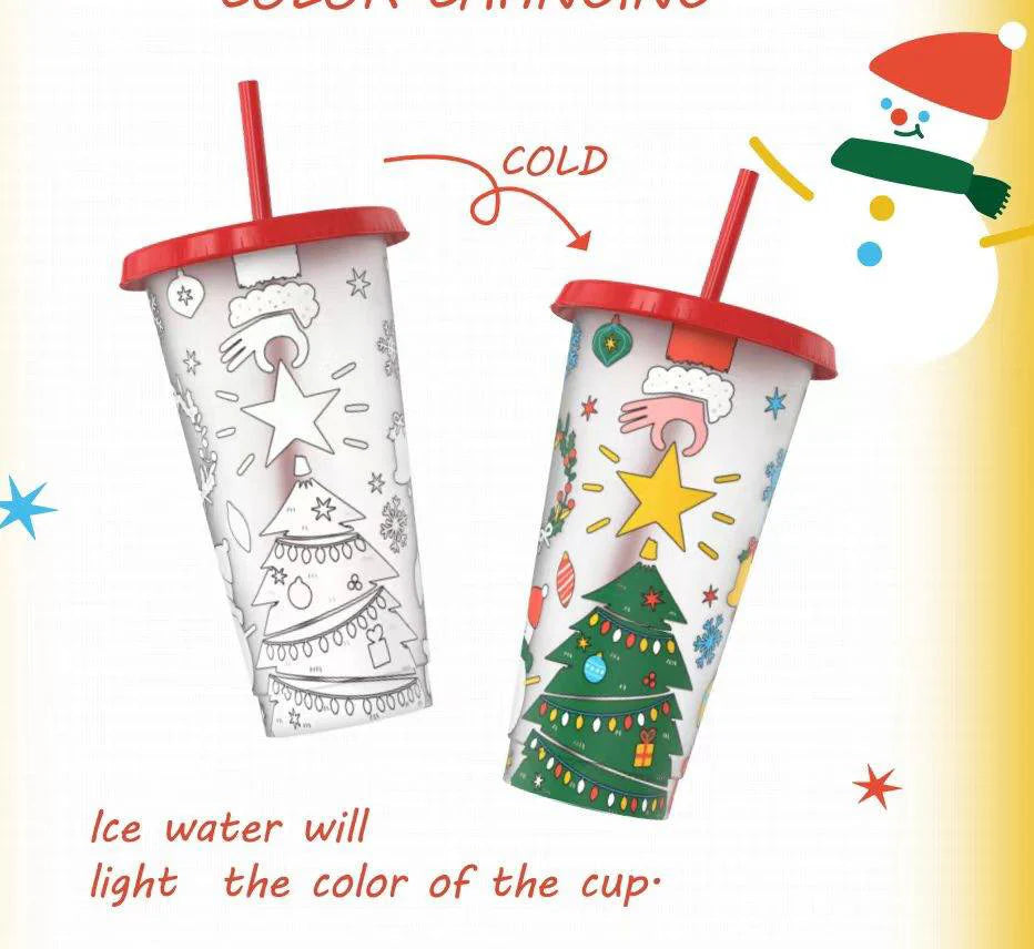 Colour changing 24oz cold cup