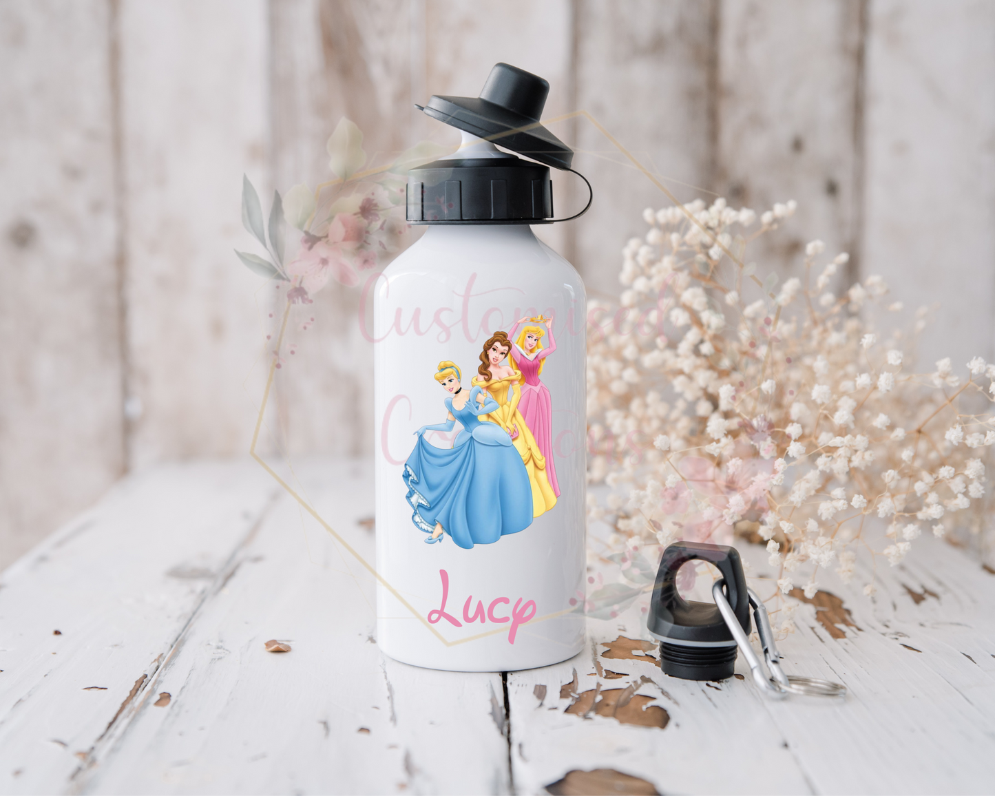 Princesses 400ml stainless steel bottle