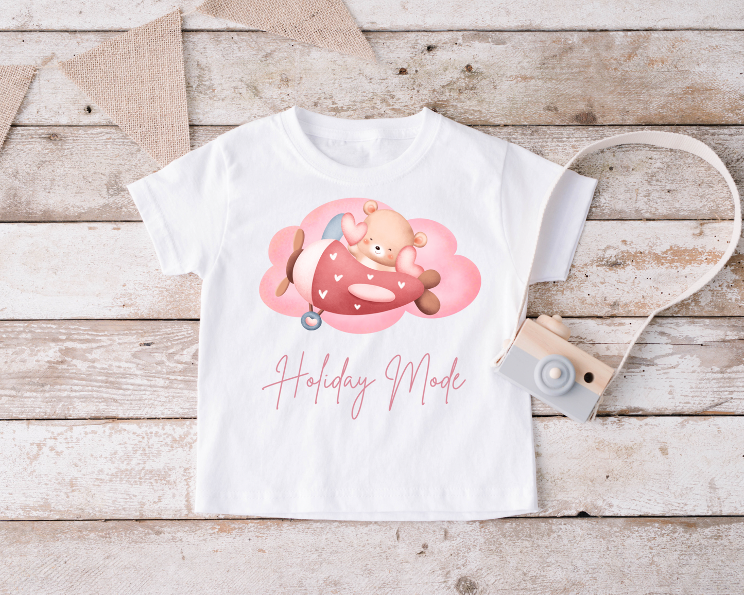 Pink holiday mode Tshirt