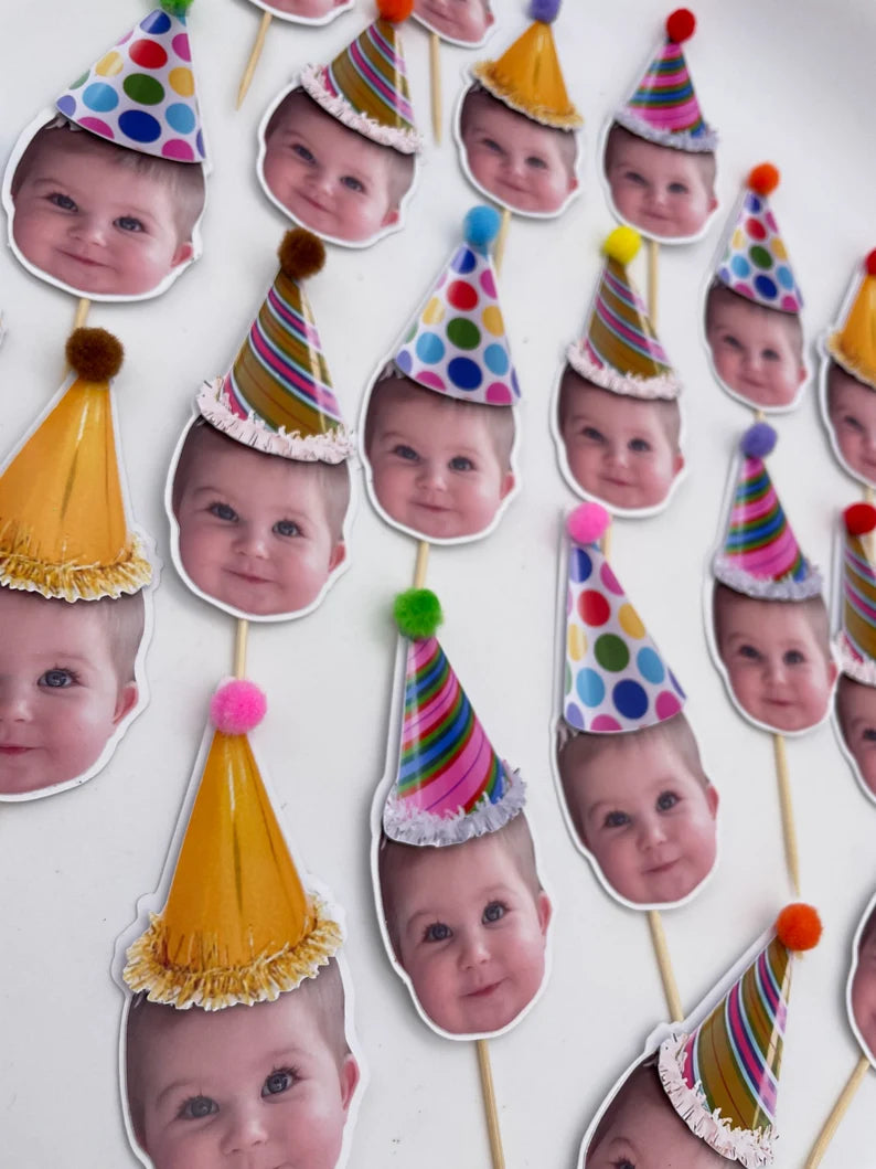 Face cake toppers