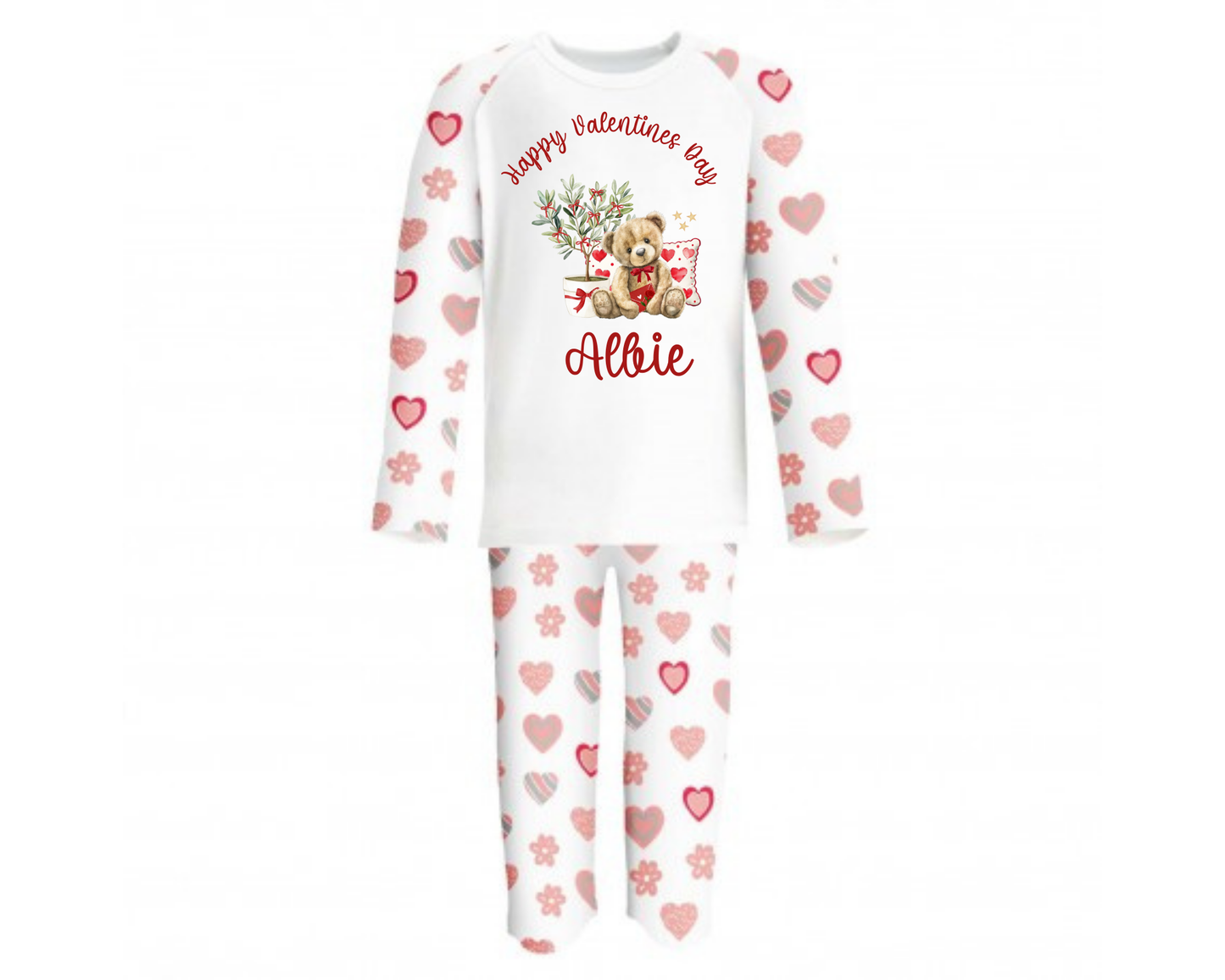 Valentine's pyjamas - bear