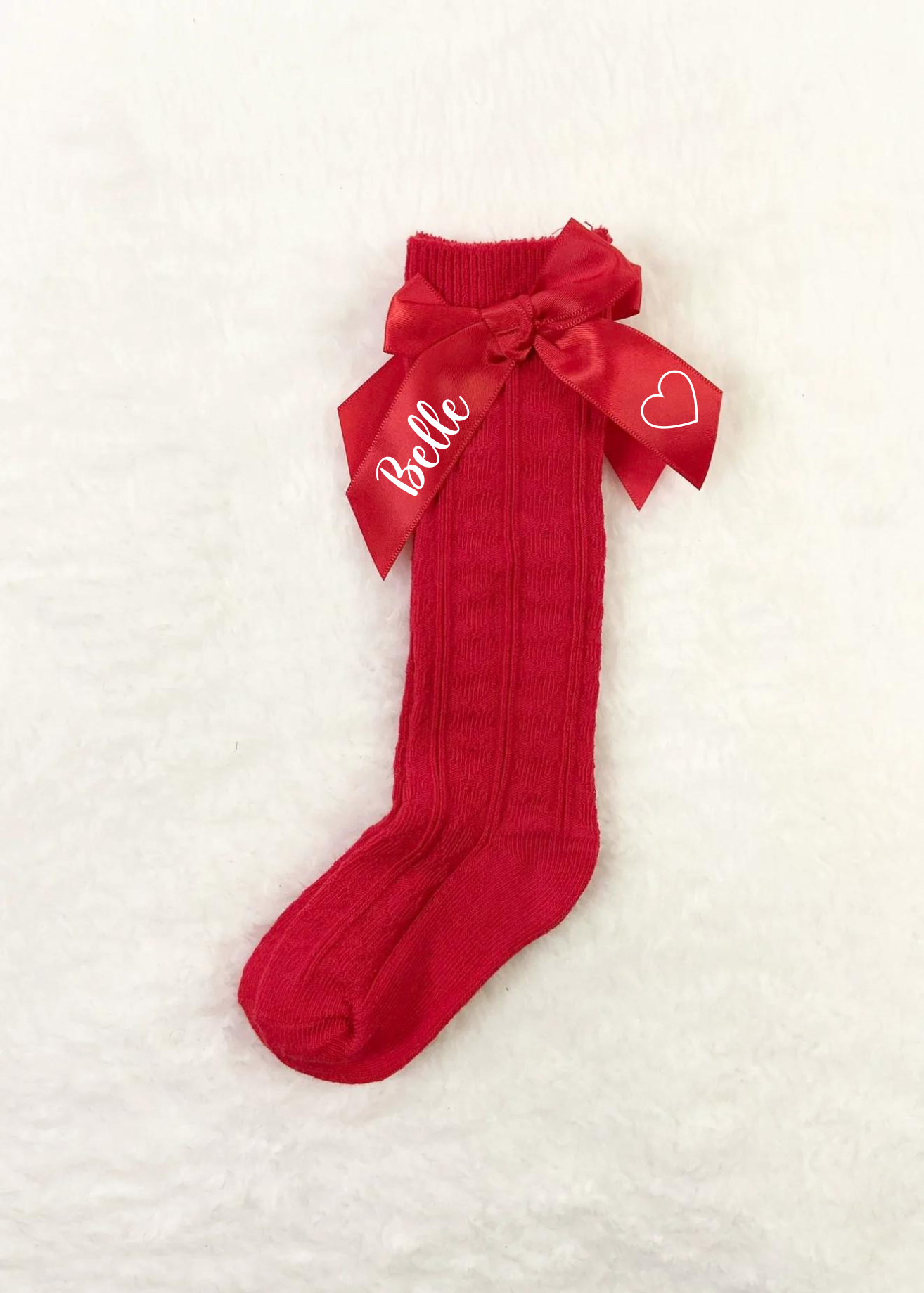 Red children's socks