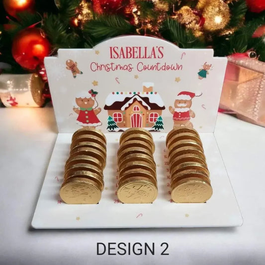 Christmas chocolate countdown design 2