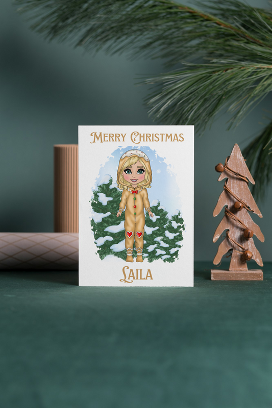 Christmas card - gingerbread