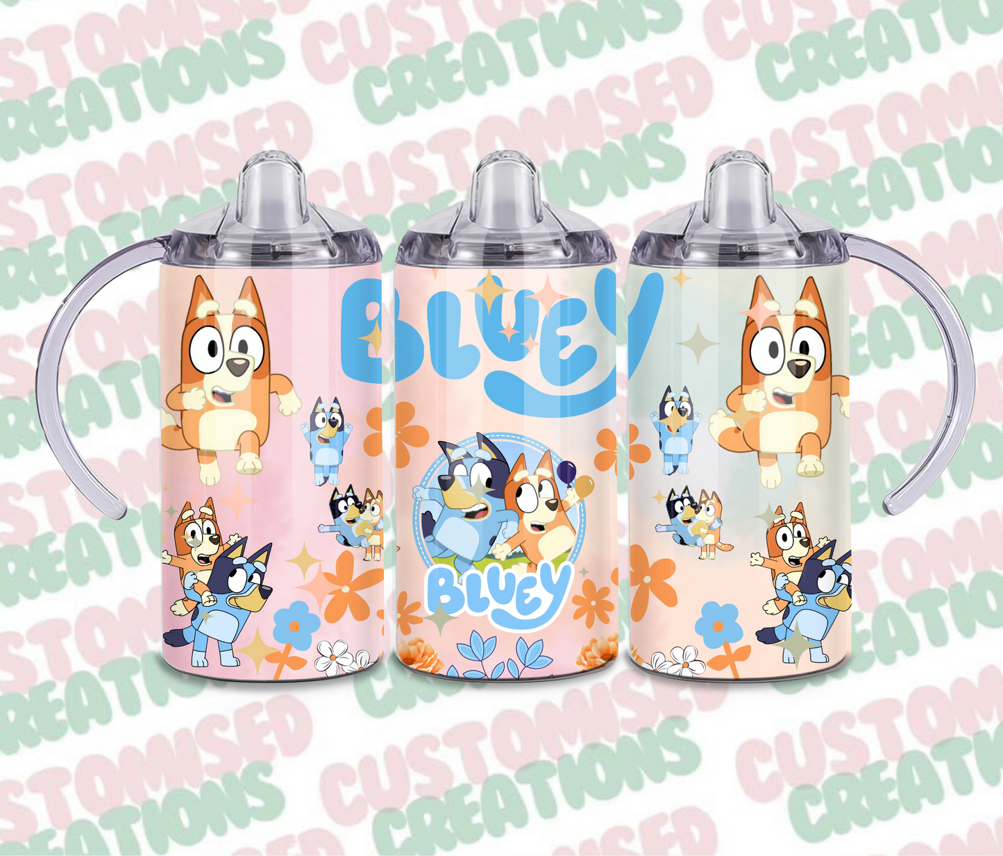 Bluey sippy cup tumbler