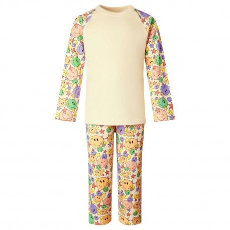 Smiley Face Print Birthday Pyjamas Ages 1-10