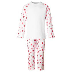 Heart Print Birthday Pyjamas Ages 1-10