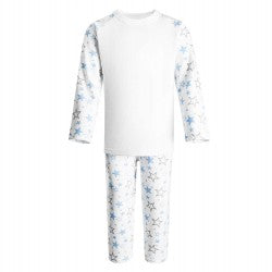 Blue Star Print Birthday Pyjamas Ages 1-10